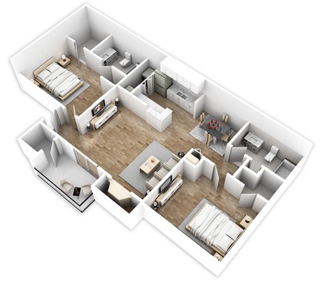 two bedroom